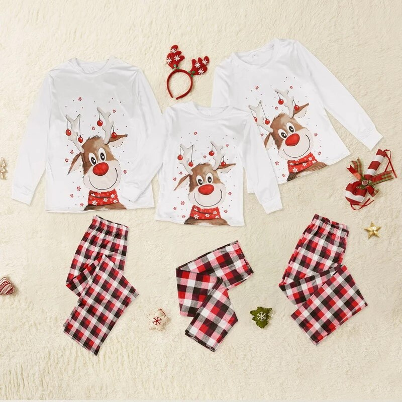 Deer Xmas Sleepwear Pajamas-Vacay Outfit