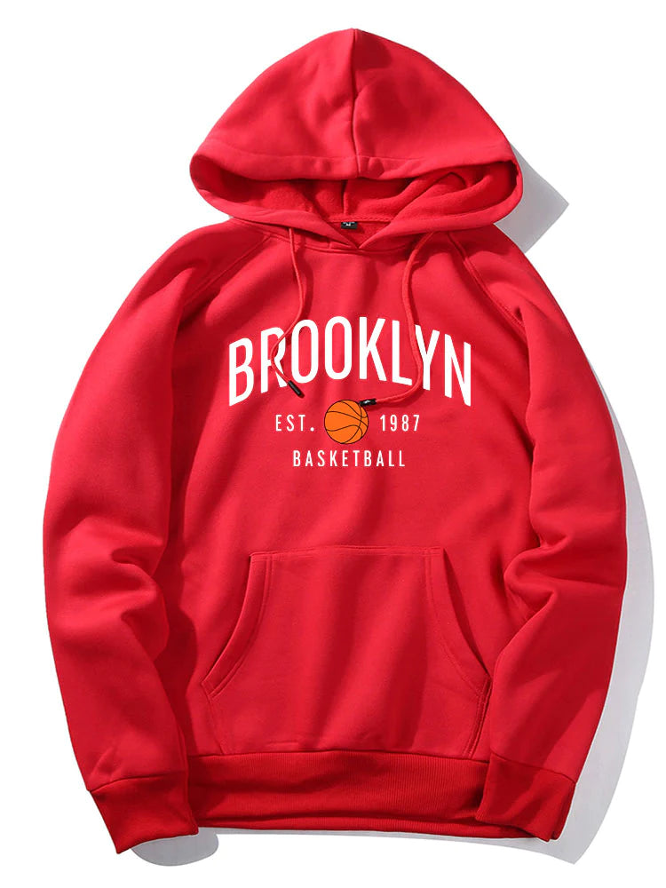 Brooklyn Basketball Print Hoodie-Vacay Outfit