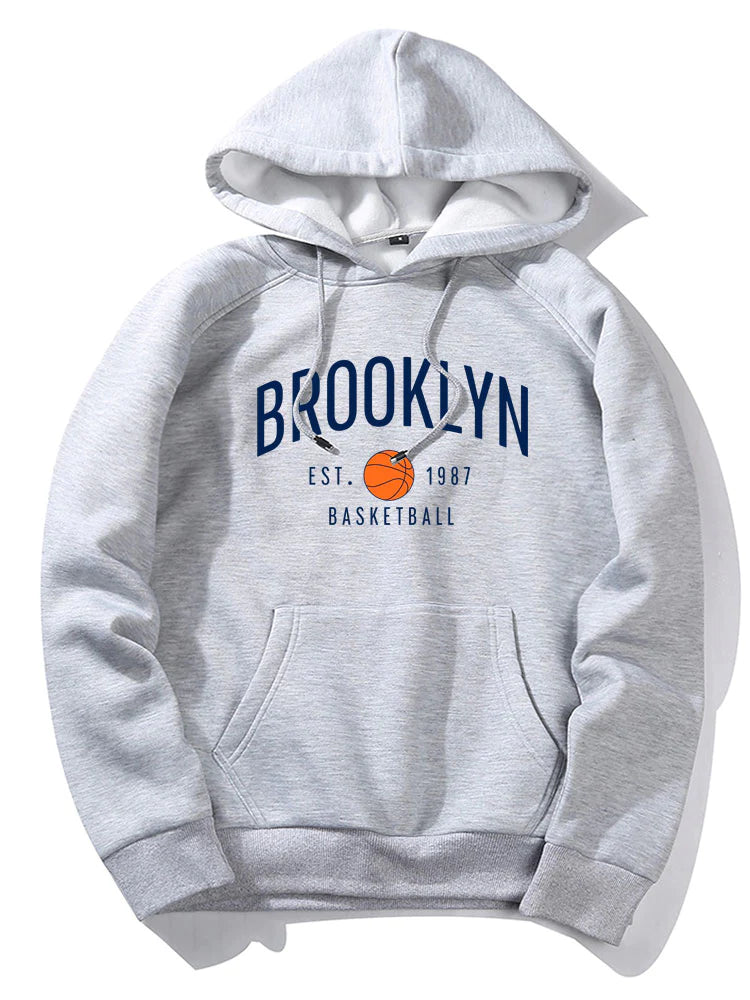Brooklyn Basketball Print Hoodie-Vacay Outfit