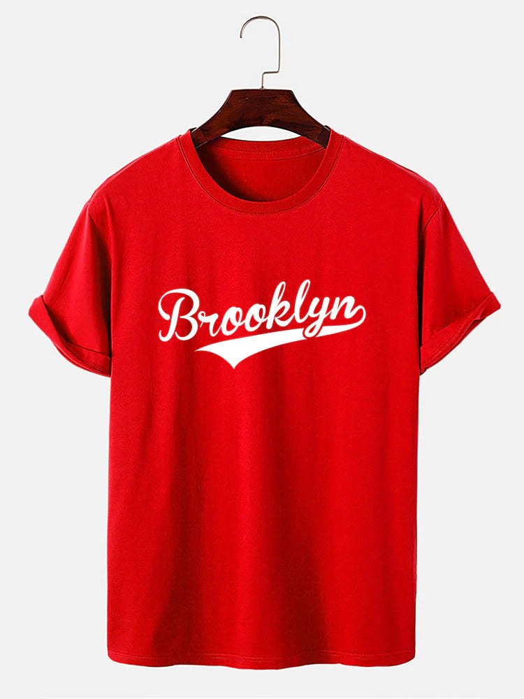 Brooklyn Print Regular T-Shirt-Vacay Outfit