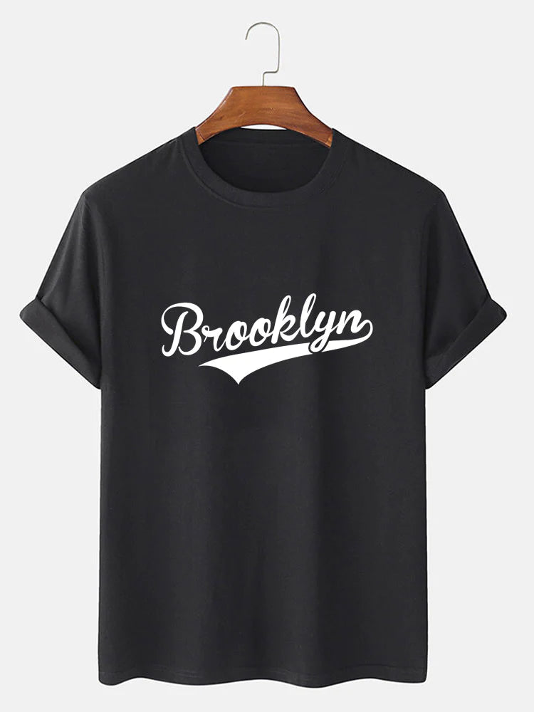 Brooklyn Print Regular T-Shirt-Vacay Outfit