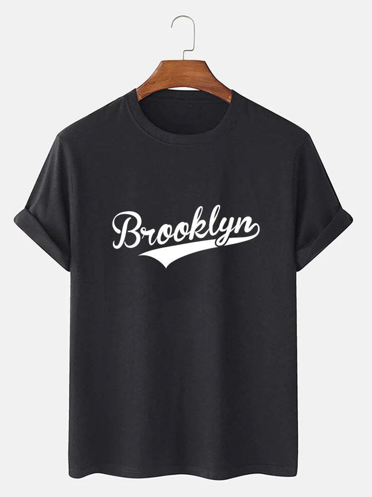 Brooklyn Print Regular T-Shirt-Vacay Outfit