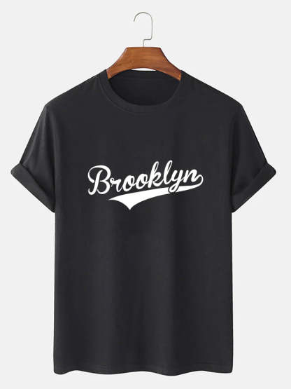 Brooklyn Print Regular T-Shirt-Vacay Outfit