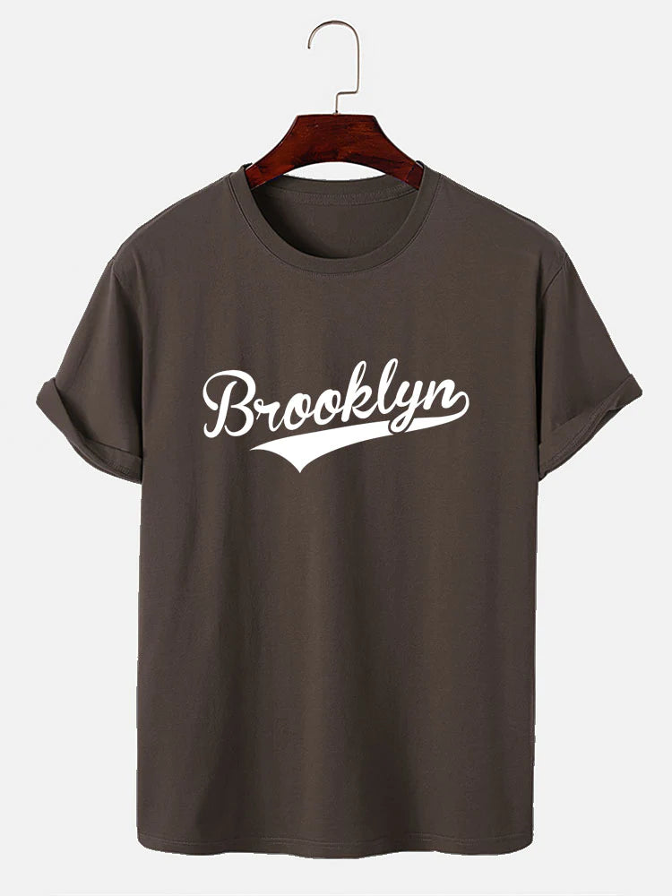 Brooklyn Print Regular T-Shirt-Vacay Outfit