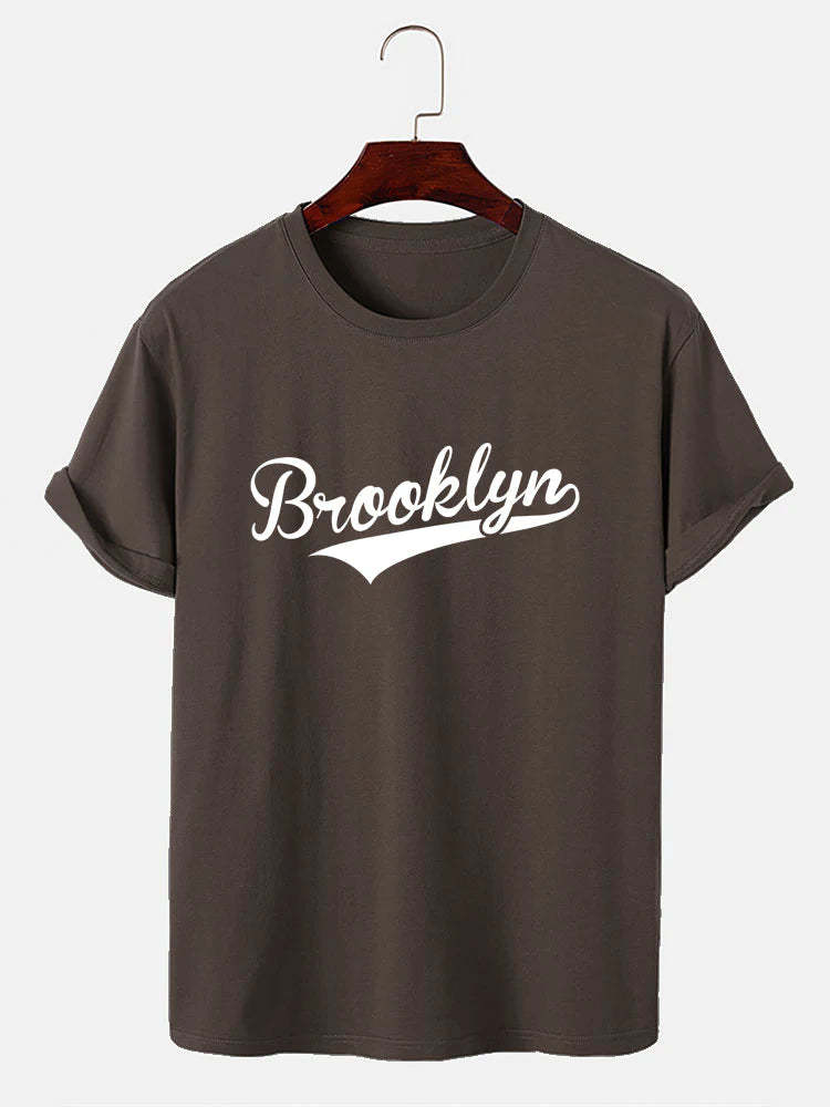 Brooklyn Print Regular T-Shirt-Vacay Outfit