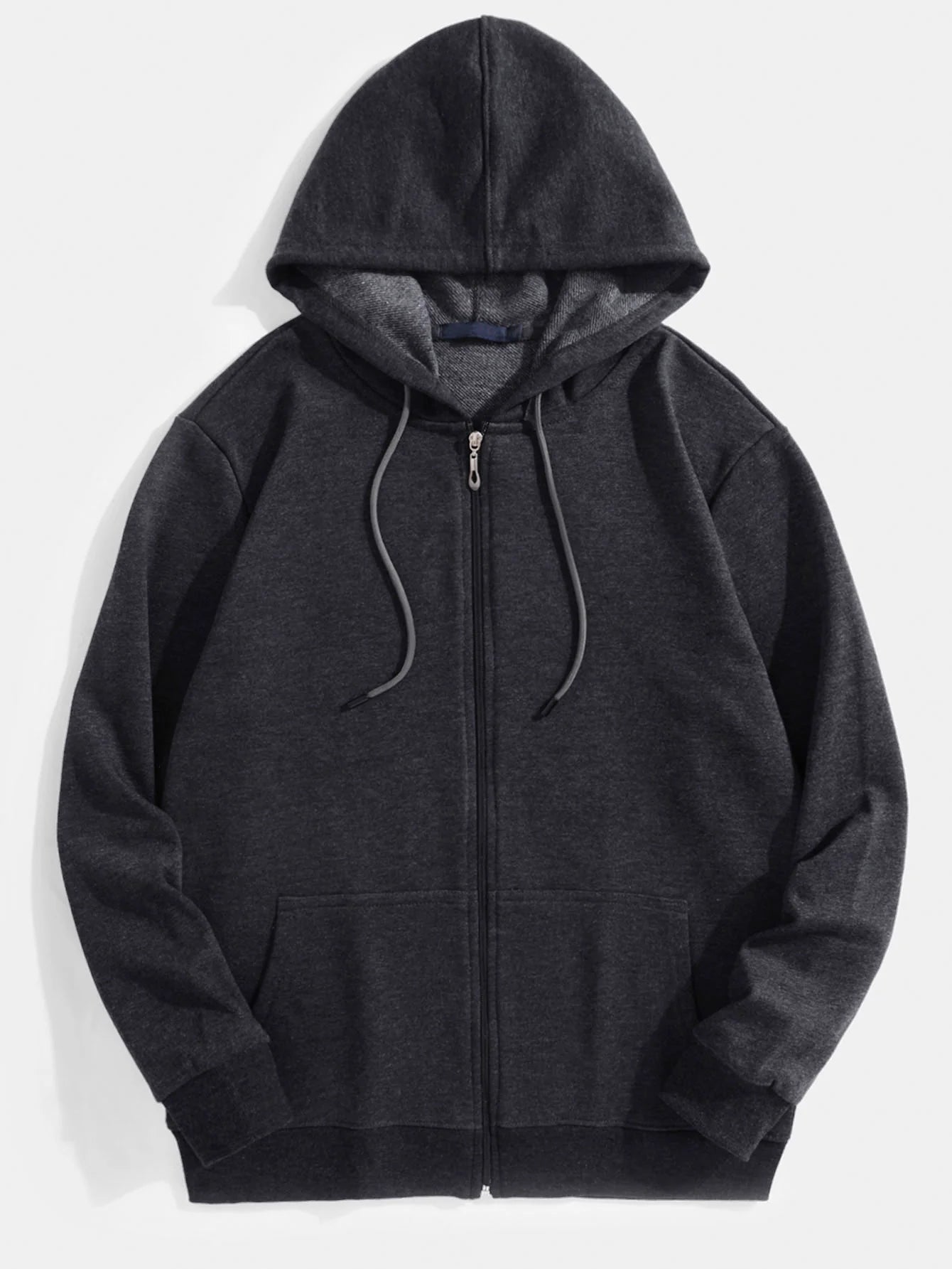 Basic Zipped Hoodie-Vacay Outfit