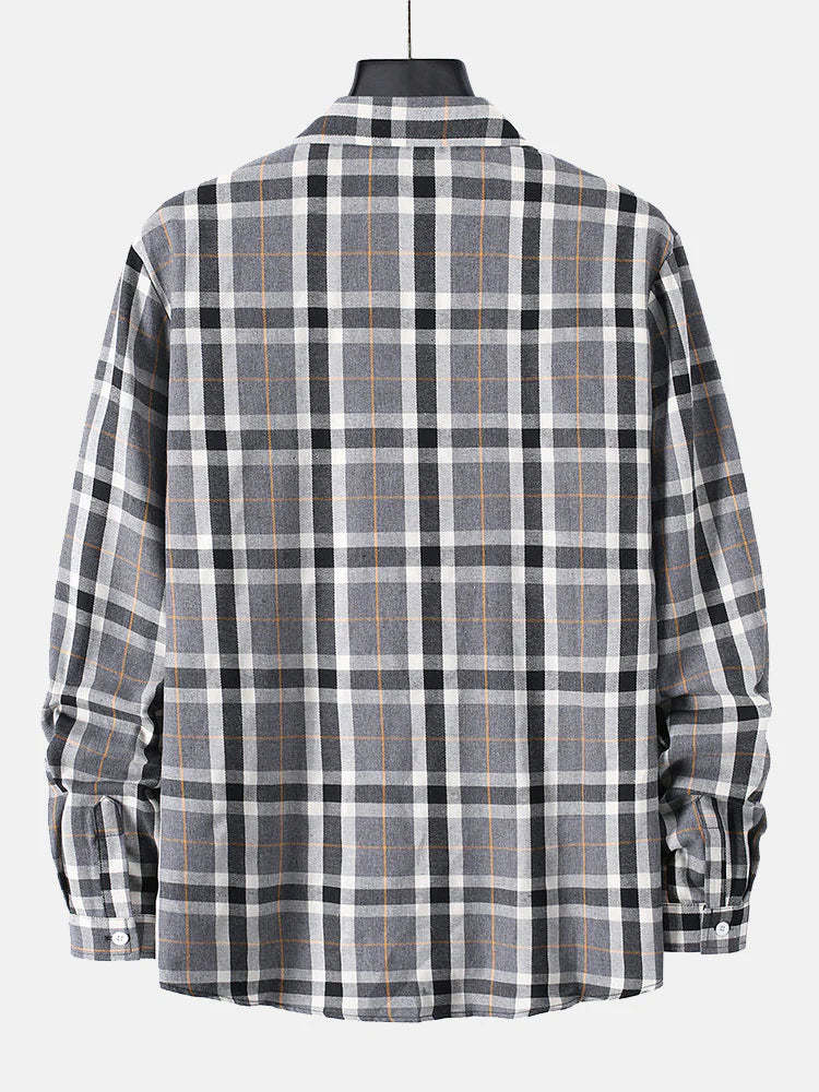 Button Up Plaid Shirt-Vacay Outfit