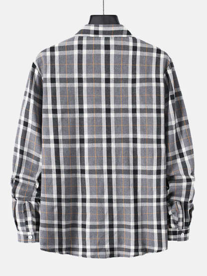 Button Up Plaid Shirt-Vacay Outfit