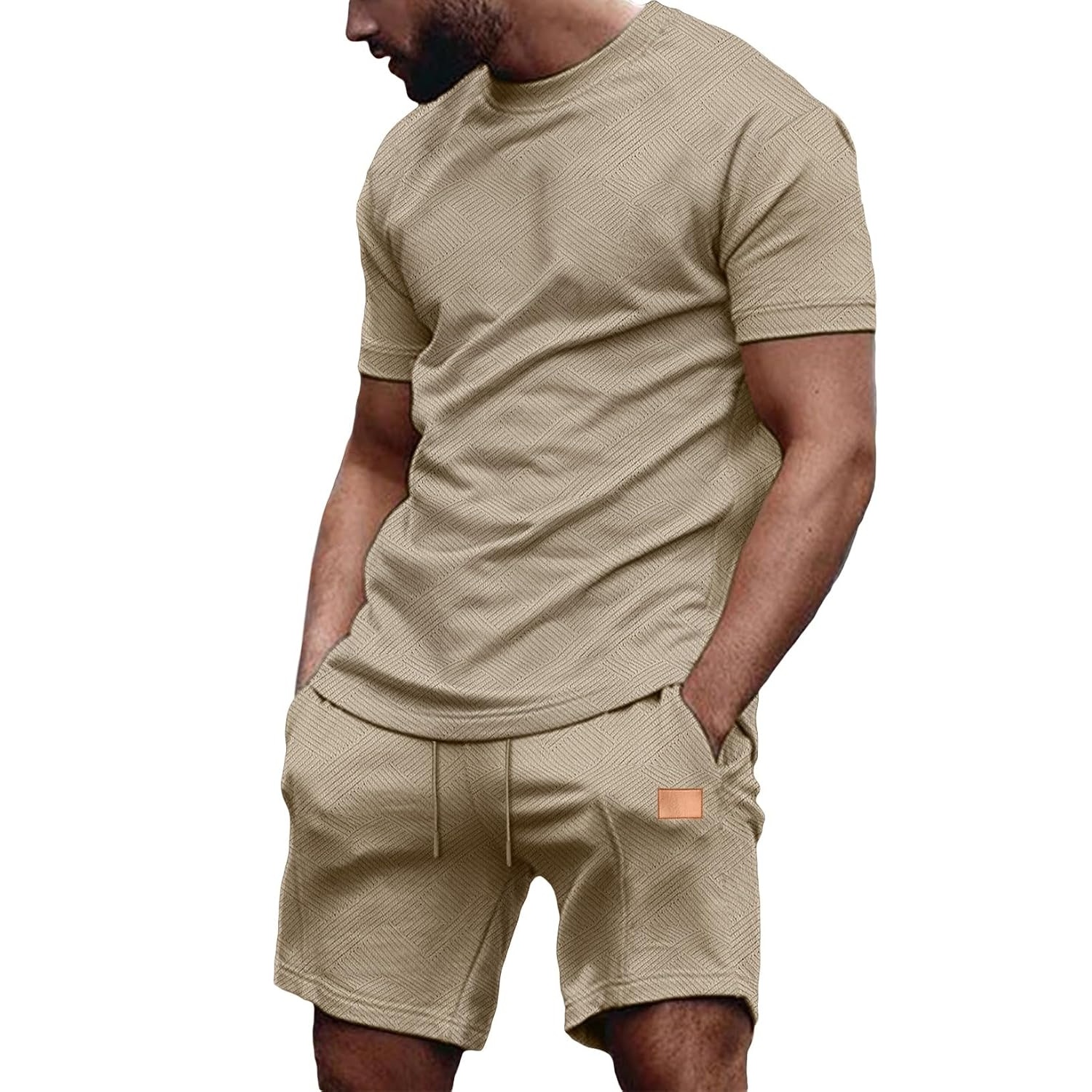 Summer Beach Short Sleeve Shirt And Short Sets For Men