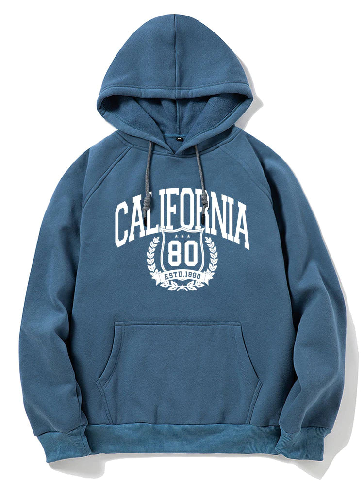 California Print Hoodie-Vacay Outfit