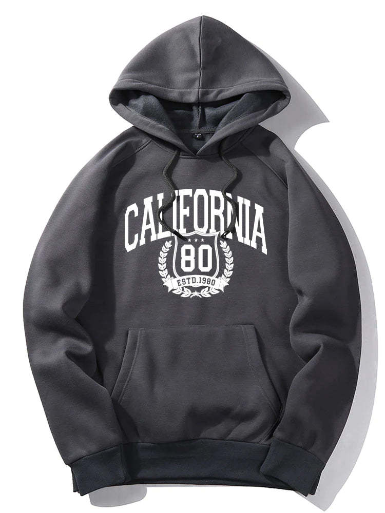 California Print Hoodie-Vacay Outfit