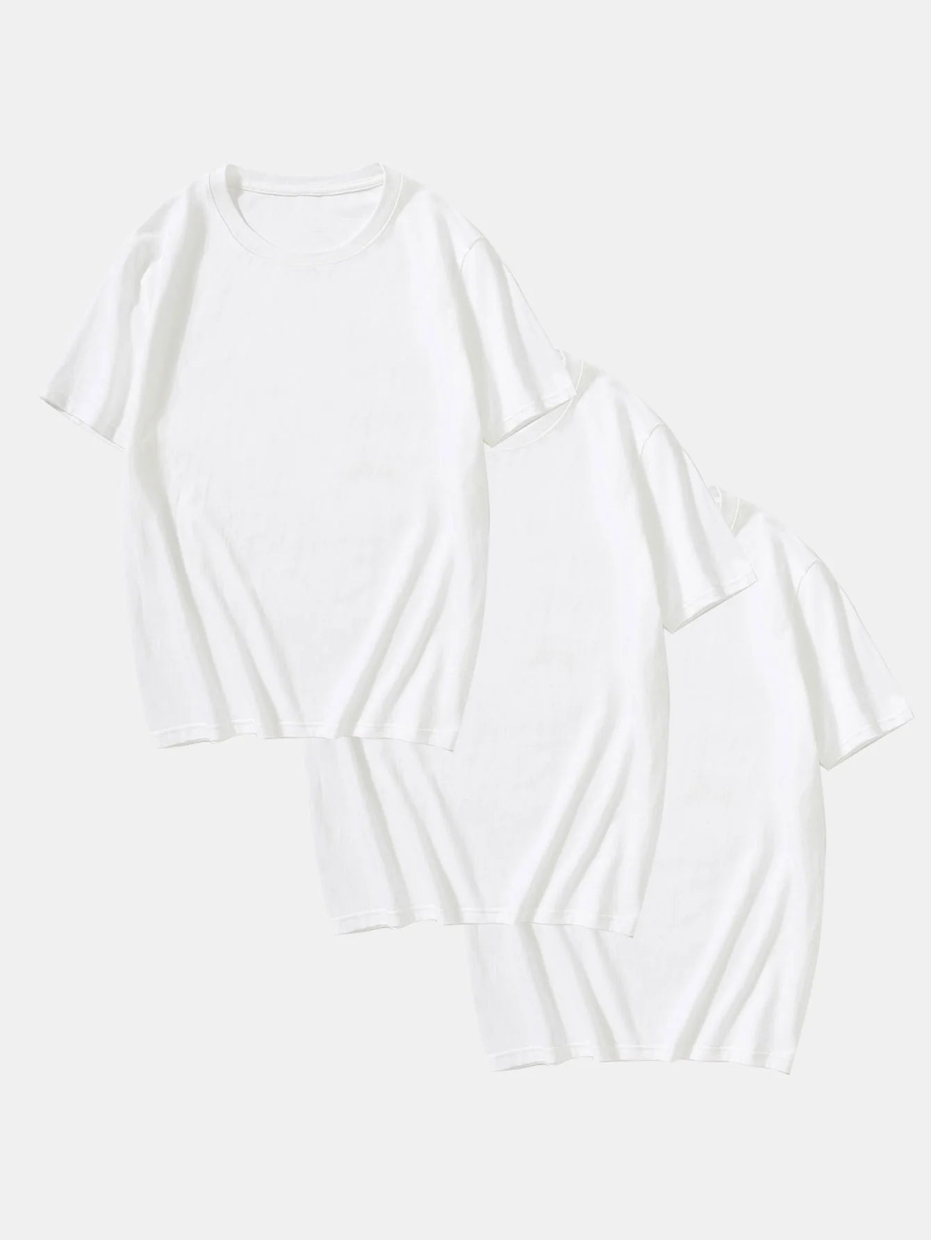 3 Pieces Basic T-Shirt-Vacay Outfit