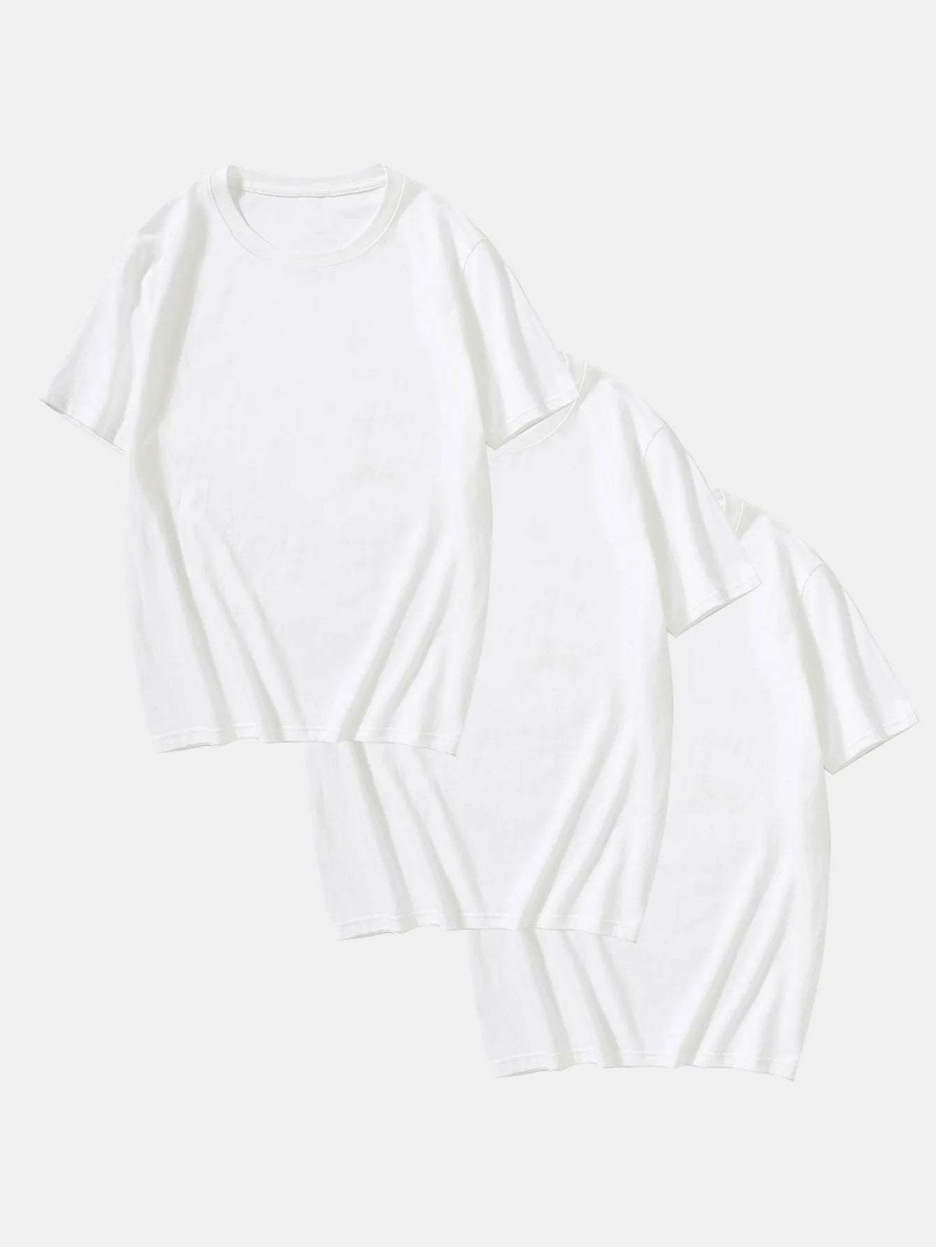 3 Pieces Basic T-Shirt-Vacay Outfit