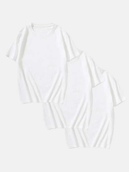 3 Pieces Basic T-Shirt-Vacay Outfit