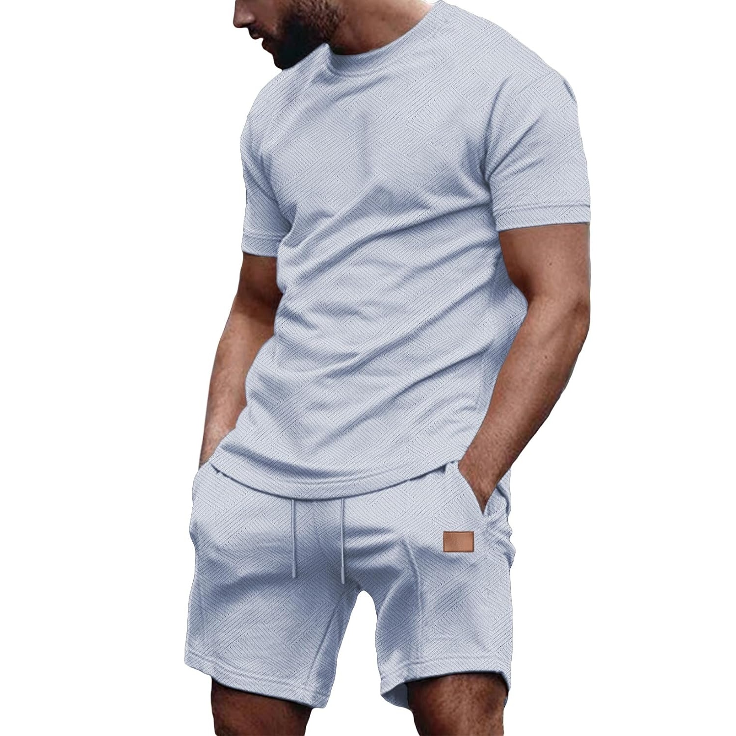 Summer Beach Short Sleeve Shirt And Short Sets For Men