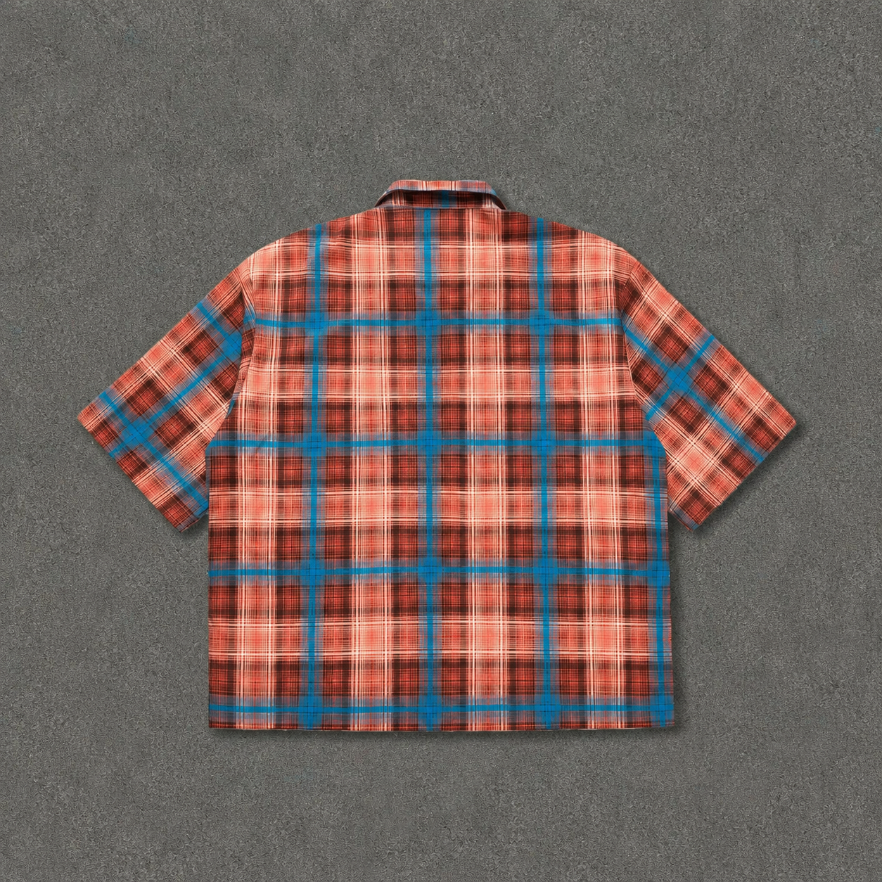 Graphic Print Rhinestone Plaid Casual Fitted Shirt For Men