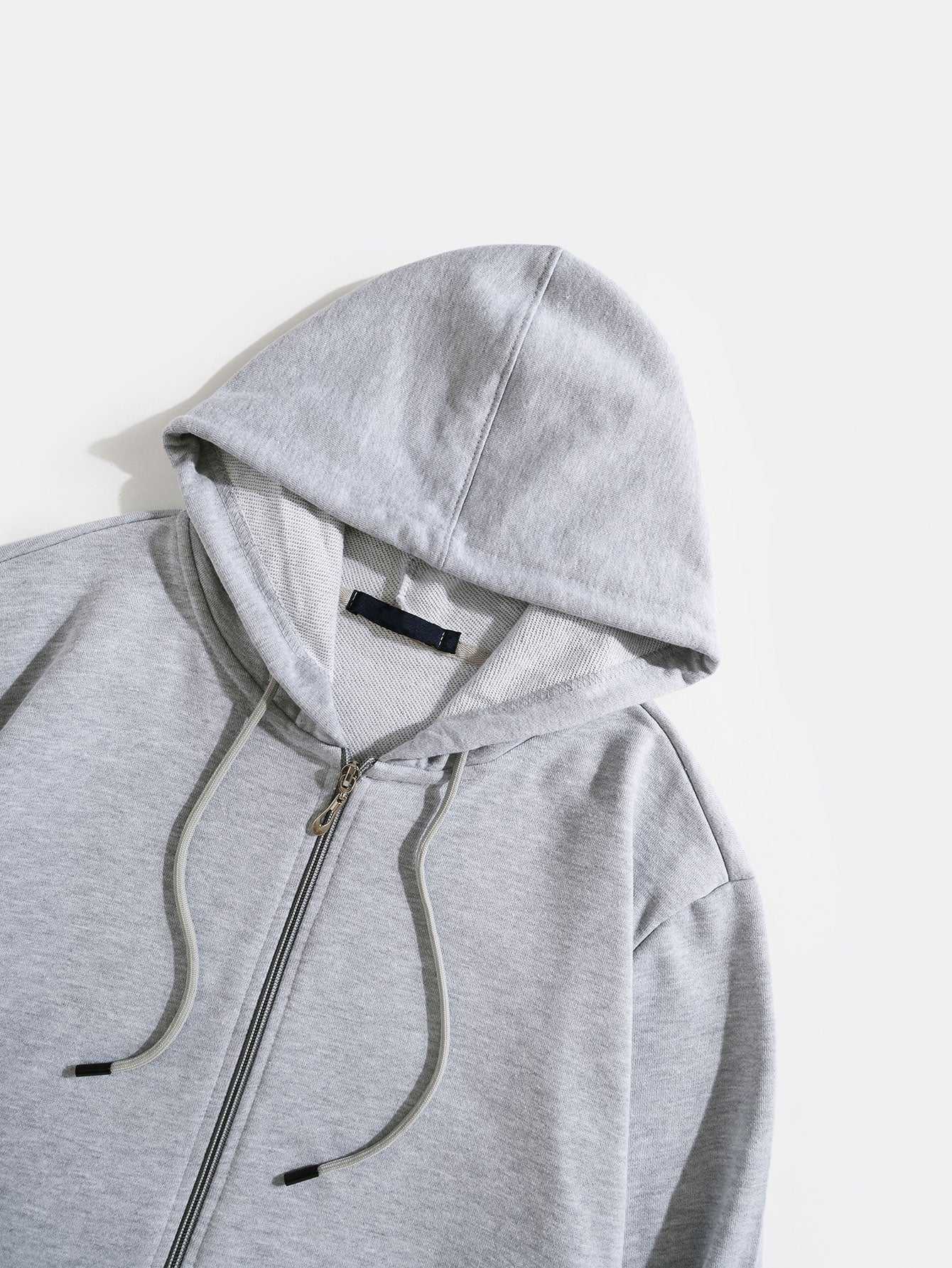 Basic Zipped Hoodie-Vacay Outfit