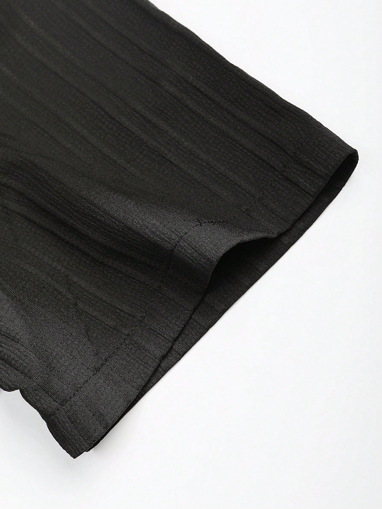 Solid Colored Button Up Shirt And Pants Without Tee-Vacay Outfit