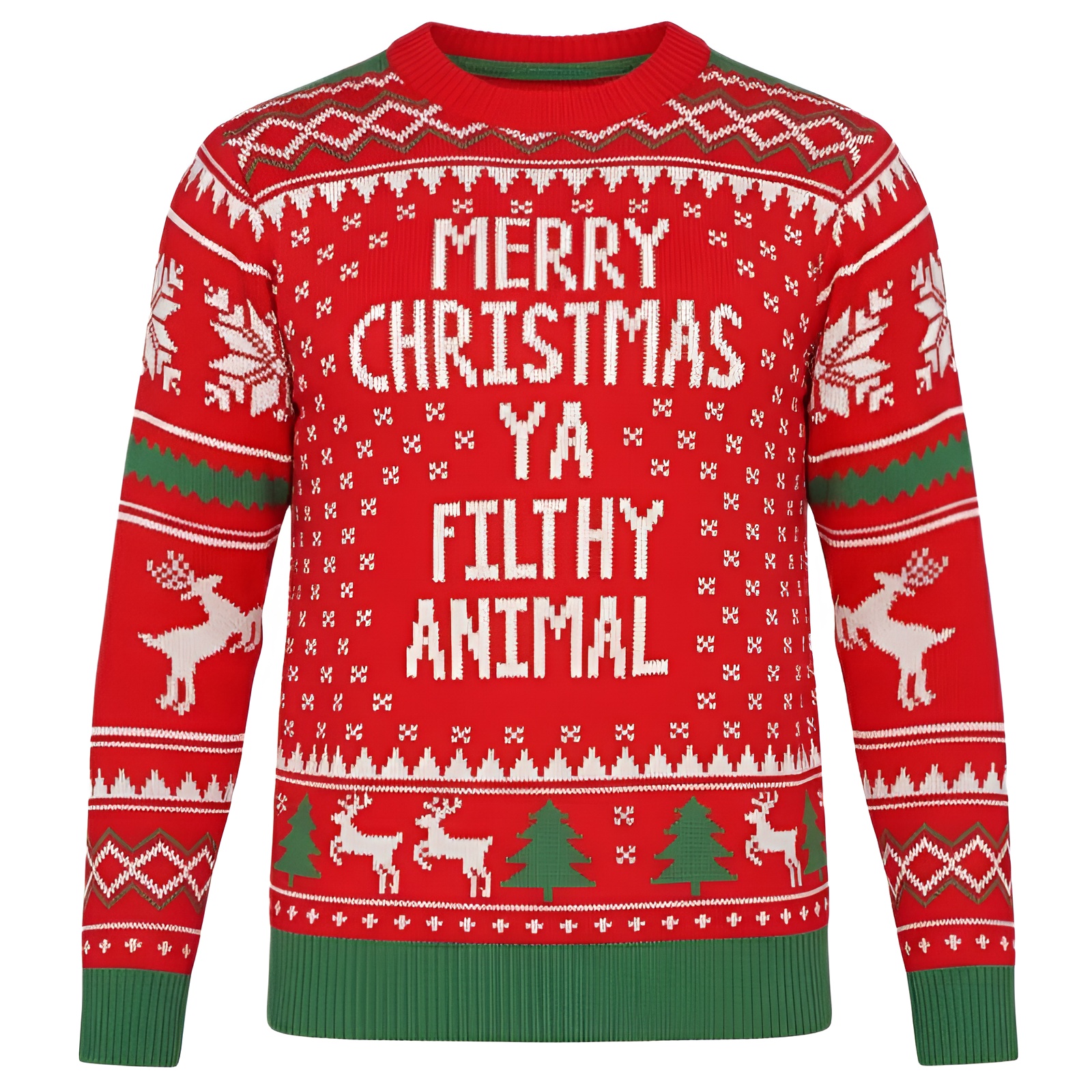 Filthy Animal Ugly Chritmas Sweater for Men and Women