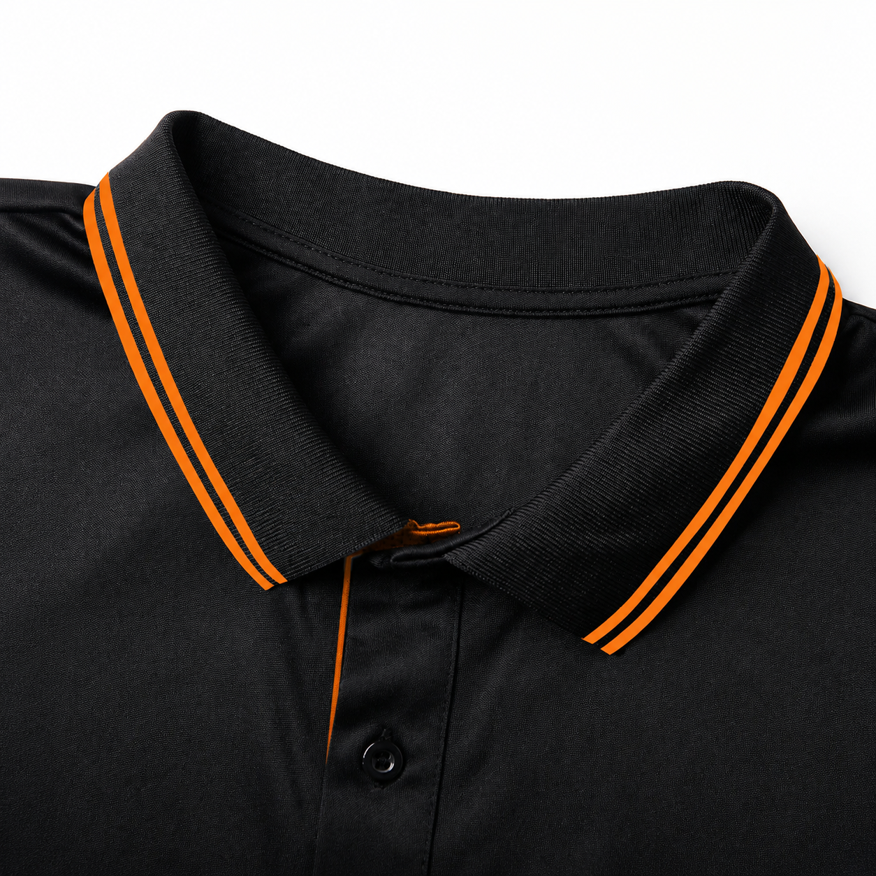 Summer Regular Fit Trim Short Sleeve Casual Polo Shirt For Men