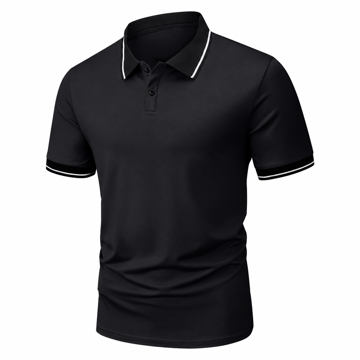 Pack of 3 Regular Fit Short Sleeve Casual Polo T Shirt for Men