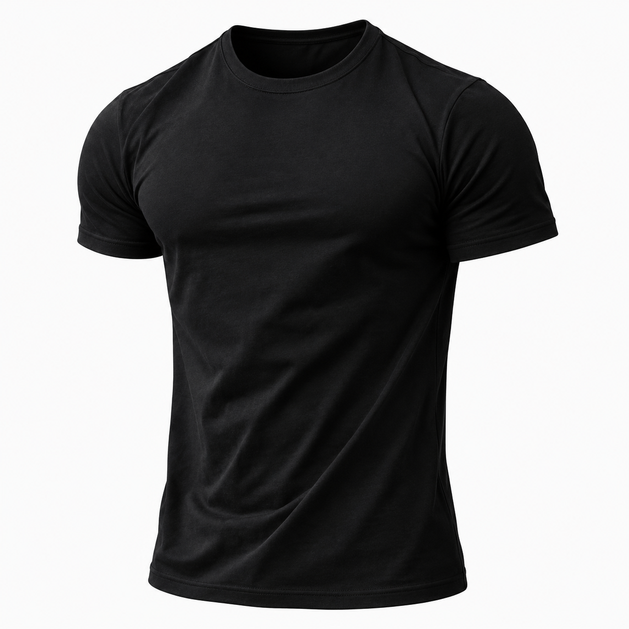 Pack of 5 Slim Fit Short Sleeve Casual T Shirts for Men