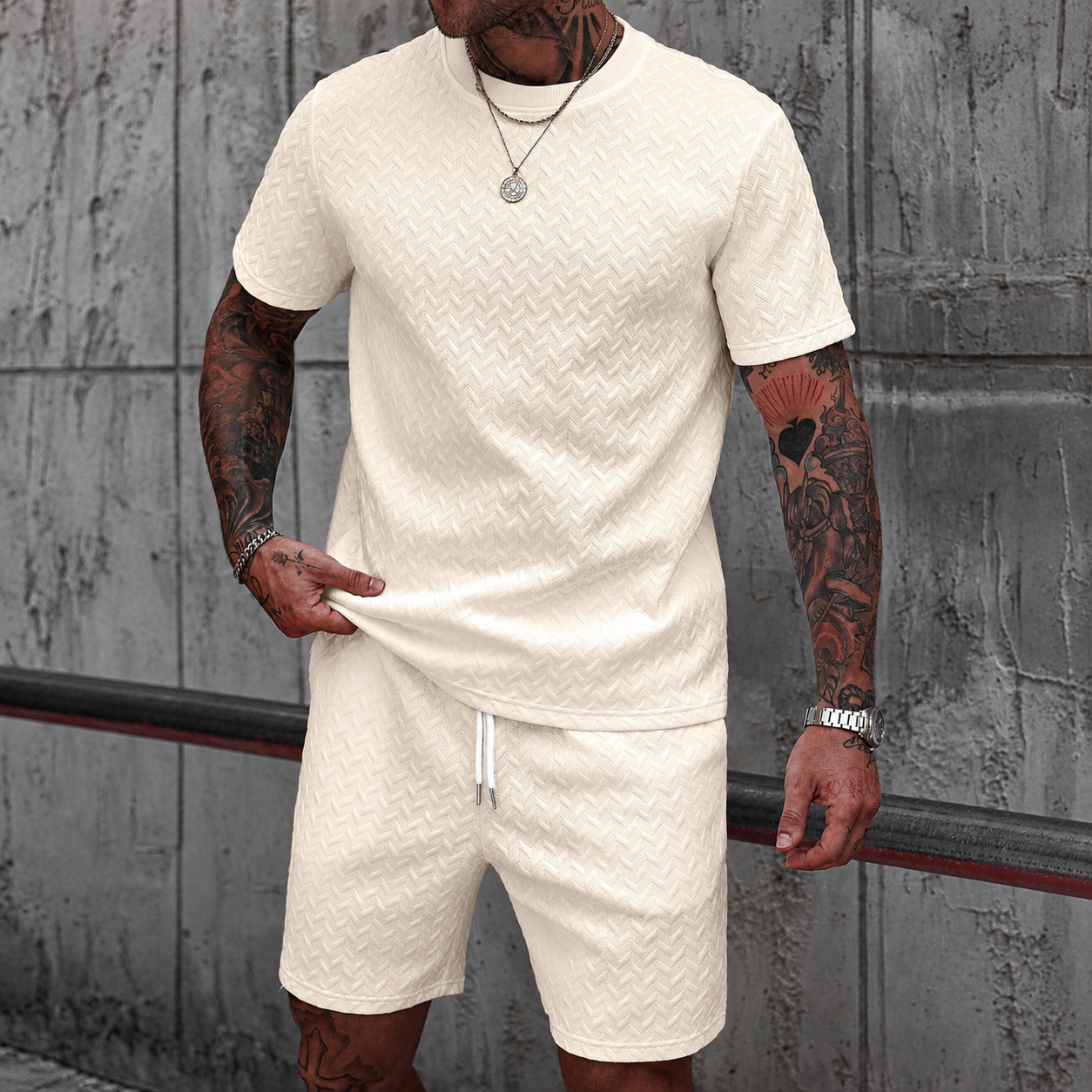 Beige · S