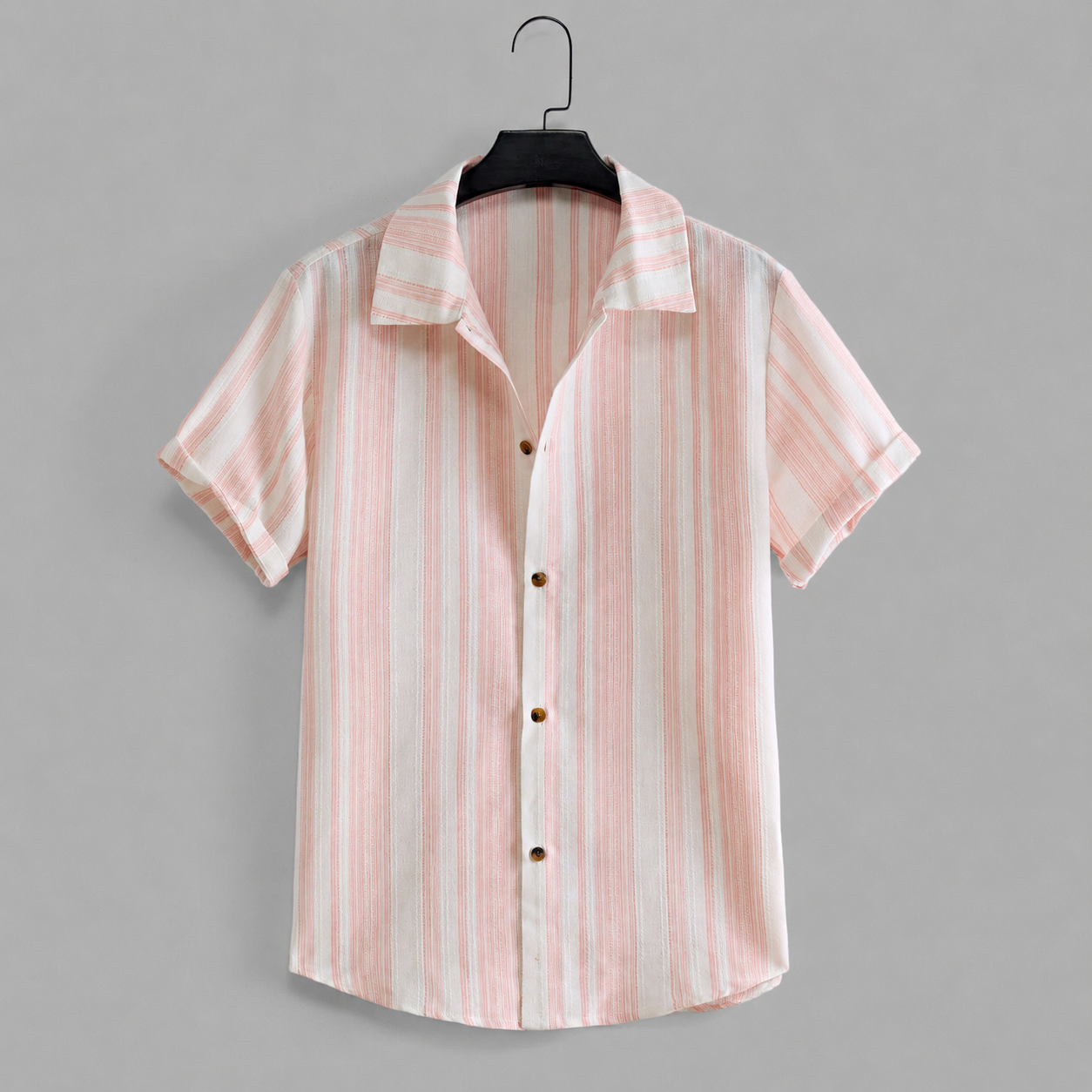 Smart Casual Short Sleeve Button Up Summer Wear Shirt For Men