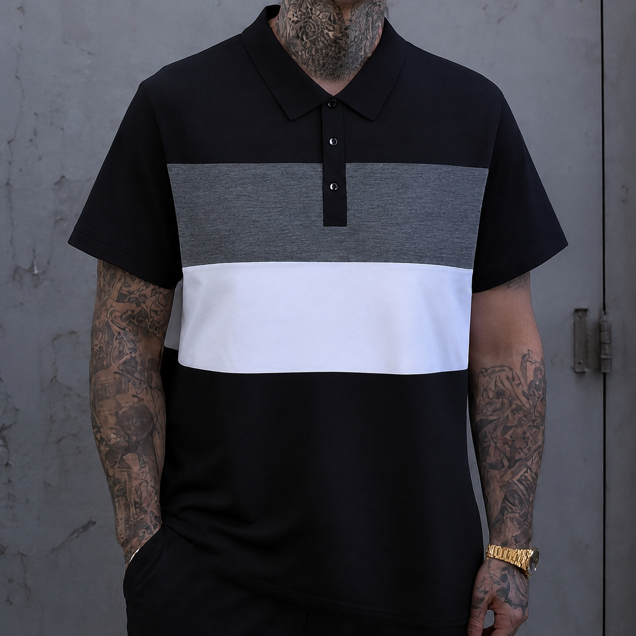 Casual Summer Wear Short Sleeve Polo Shirt For Men