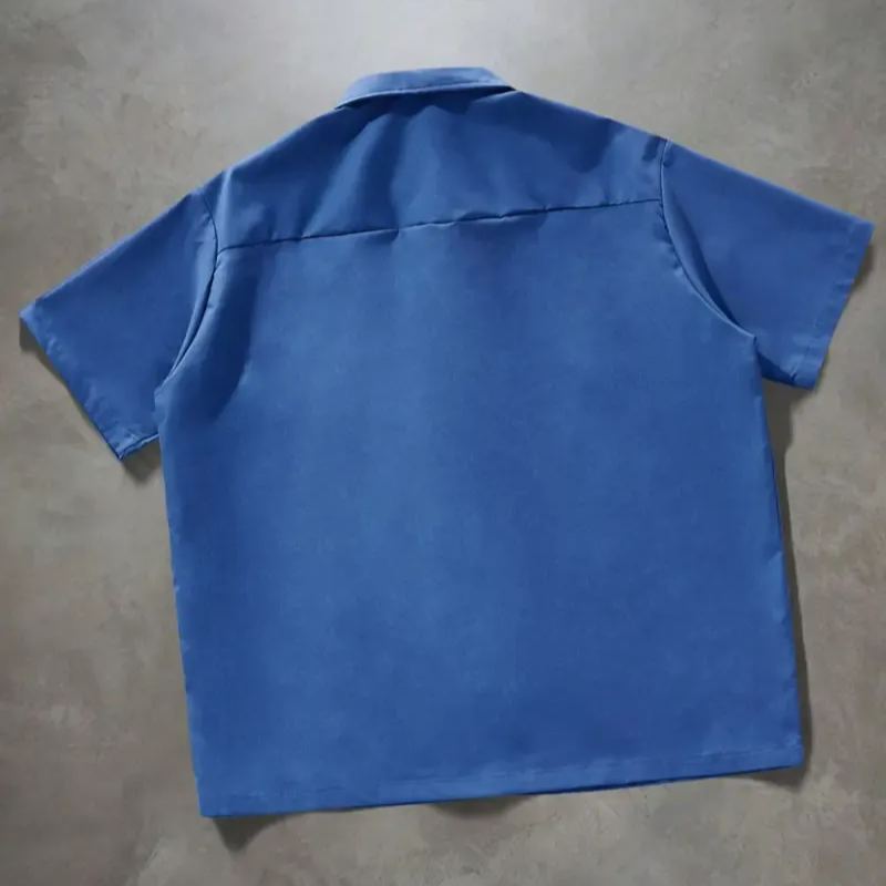 Casual Short Sleeve Loose Summer Shirt For Men With Pockets