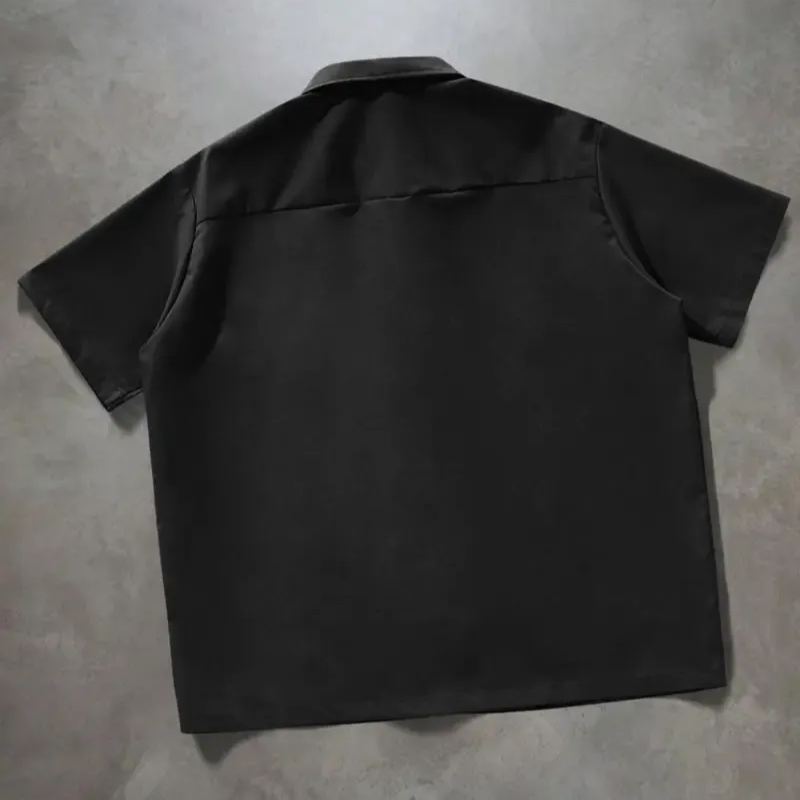 Casual Short Sleeve Loose Summer Shirt For Men With Pockets