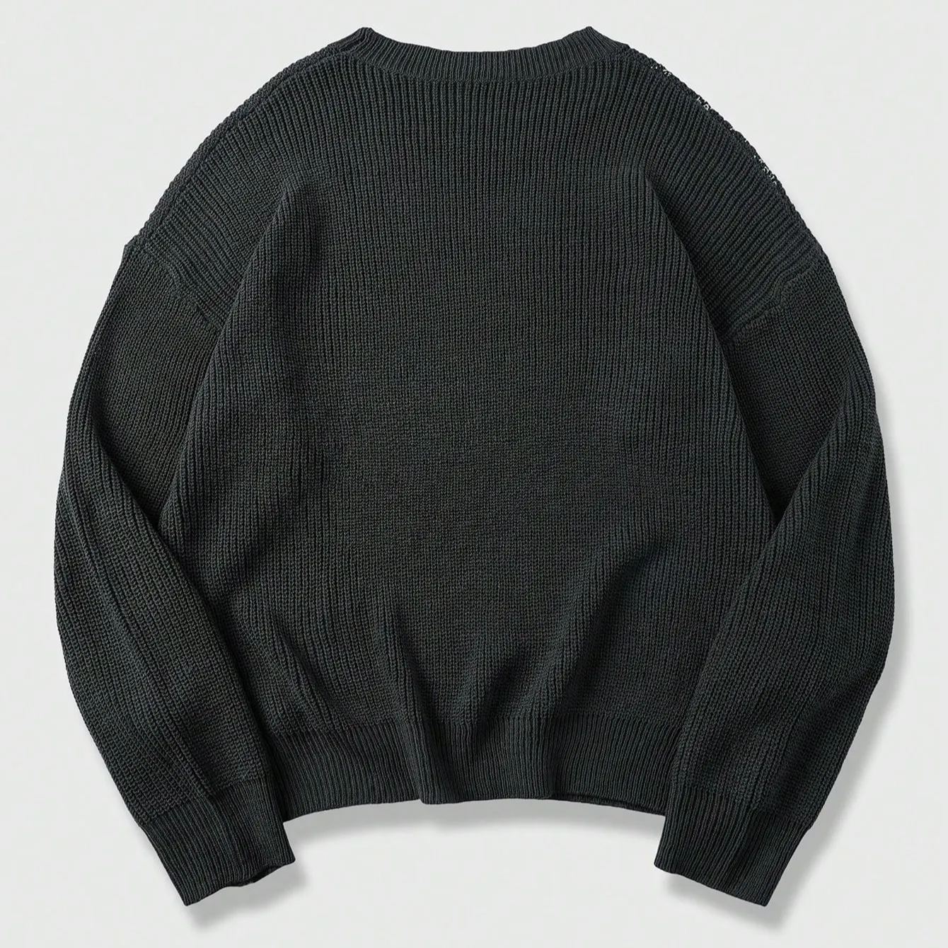 Scorpion Pattern Long Sleeve Casual Sweater For Men