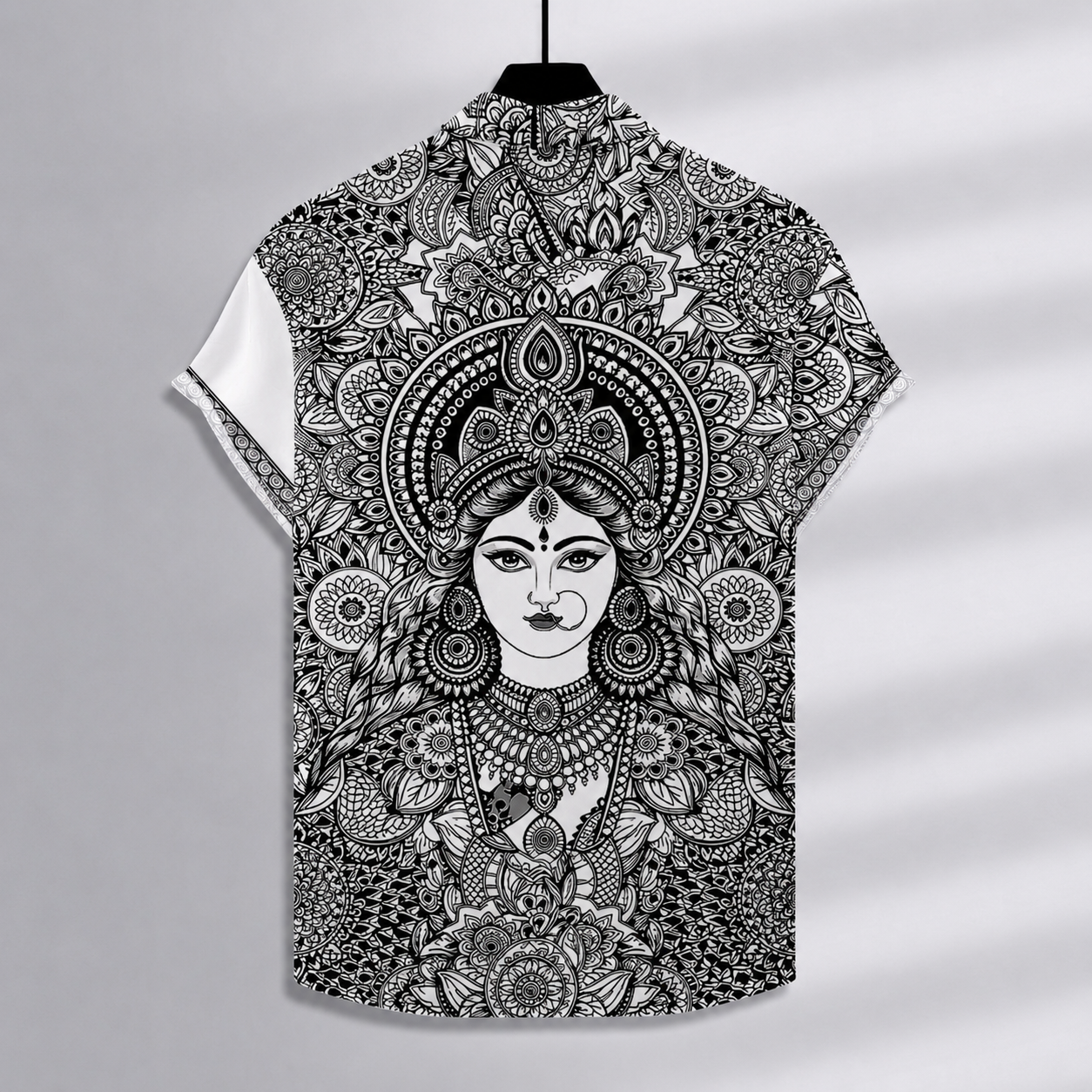 Printed Short Sleeve Button Down Casual Summer Shirt For Men