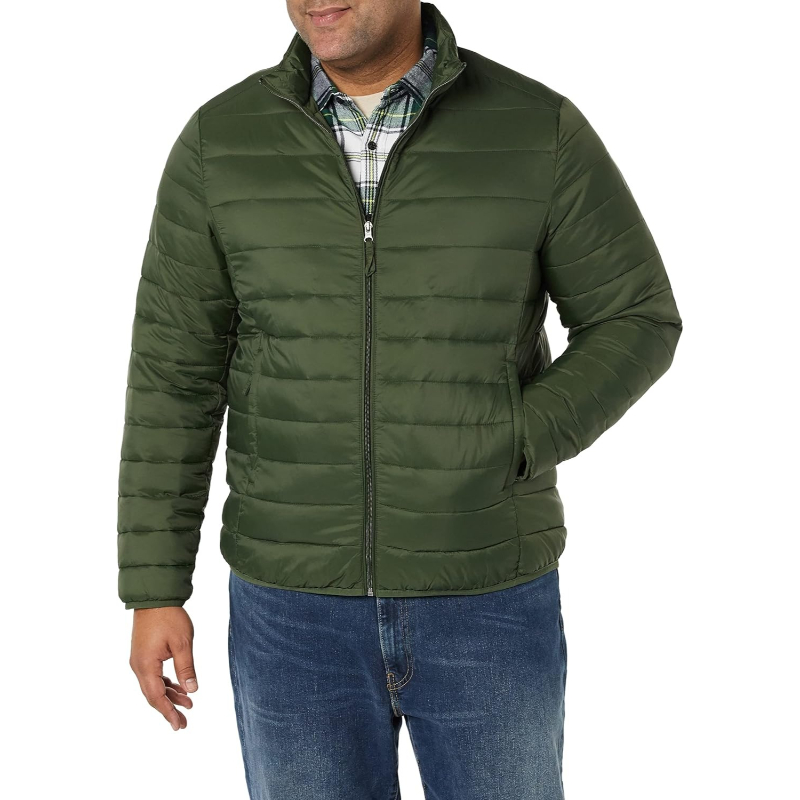 Packable Lightweight Water-Resistant Puffer Jacket