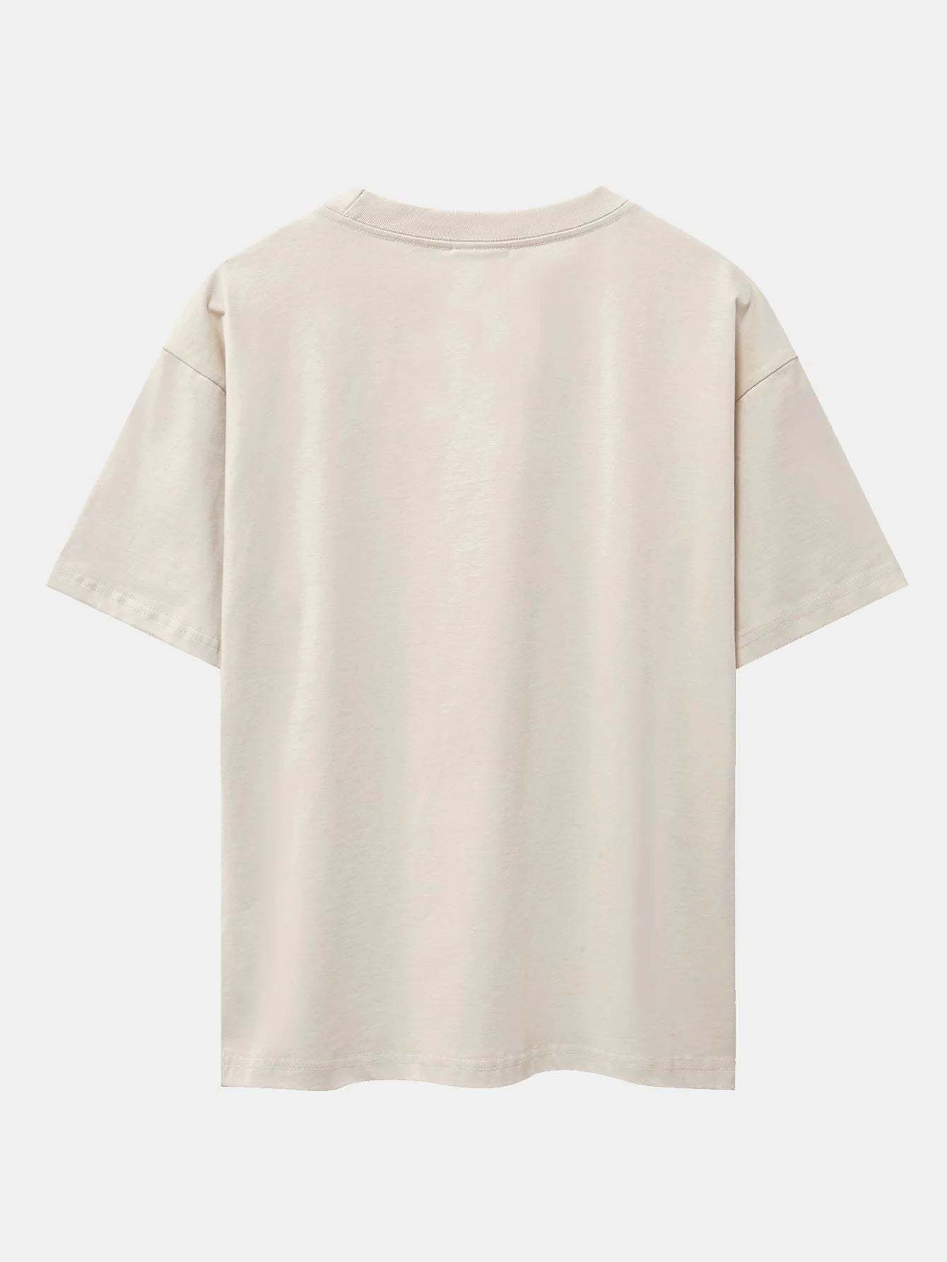 Alaskan Eagle Print Oversize T-Shirt-Vacay Outfit