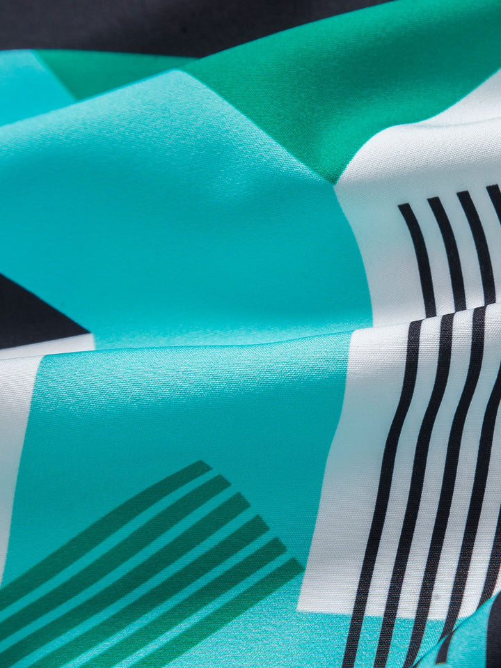 Abstract Print Shirt-Vacay Outfit