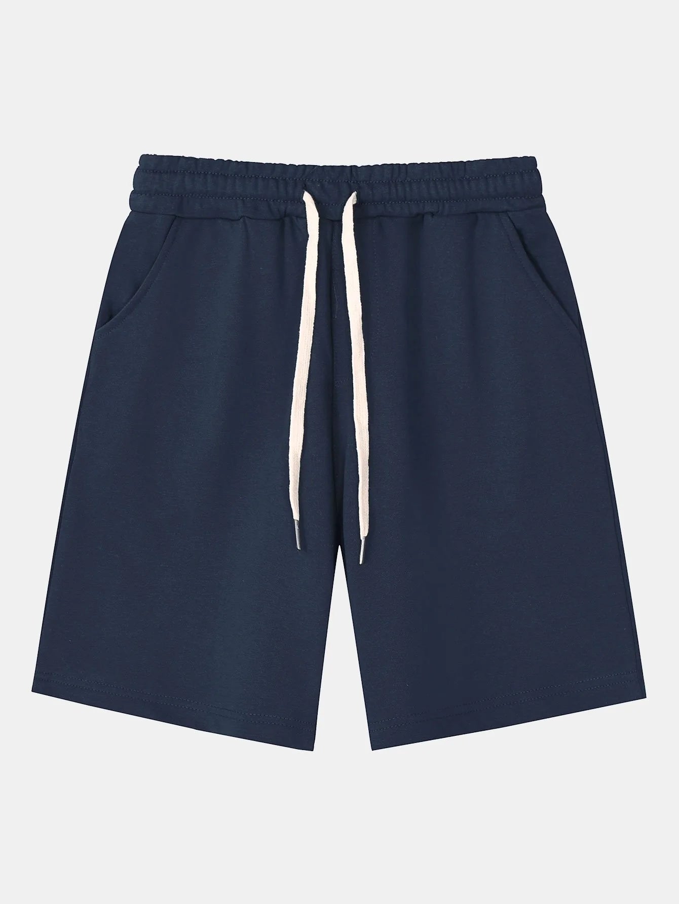 Drawstring Solid Colored Short-Vacay Outfit