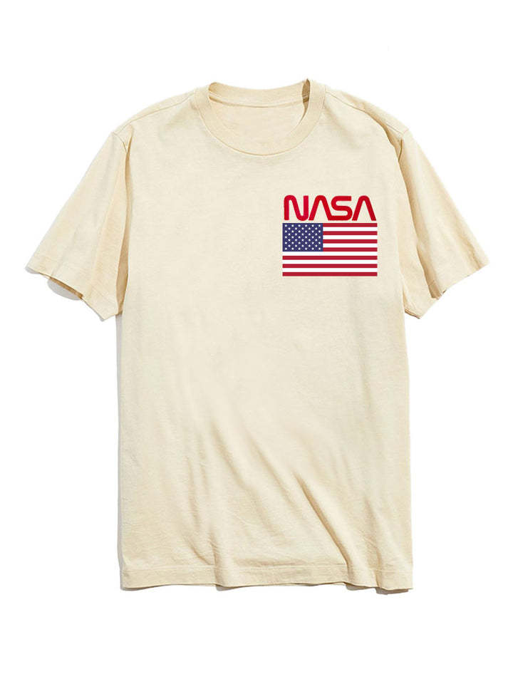 American Flag Graphic T-Shirts-Vacay Outfit