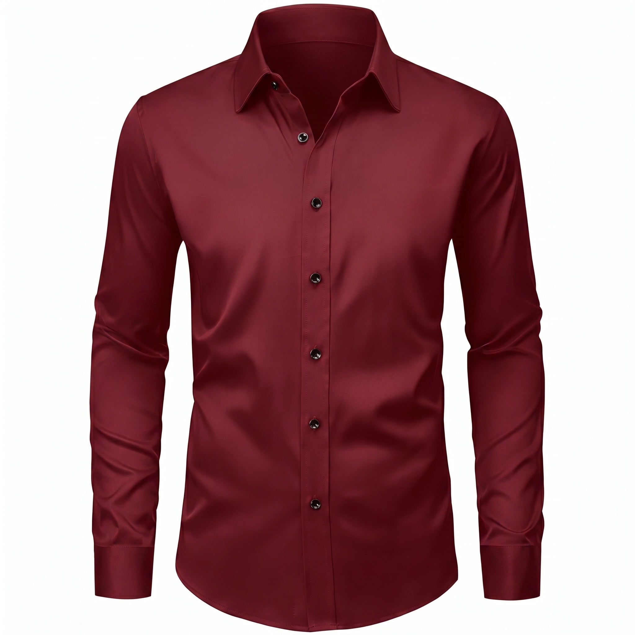 Long And Sleeve Casual Button Down Shirt For Men