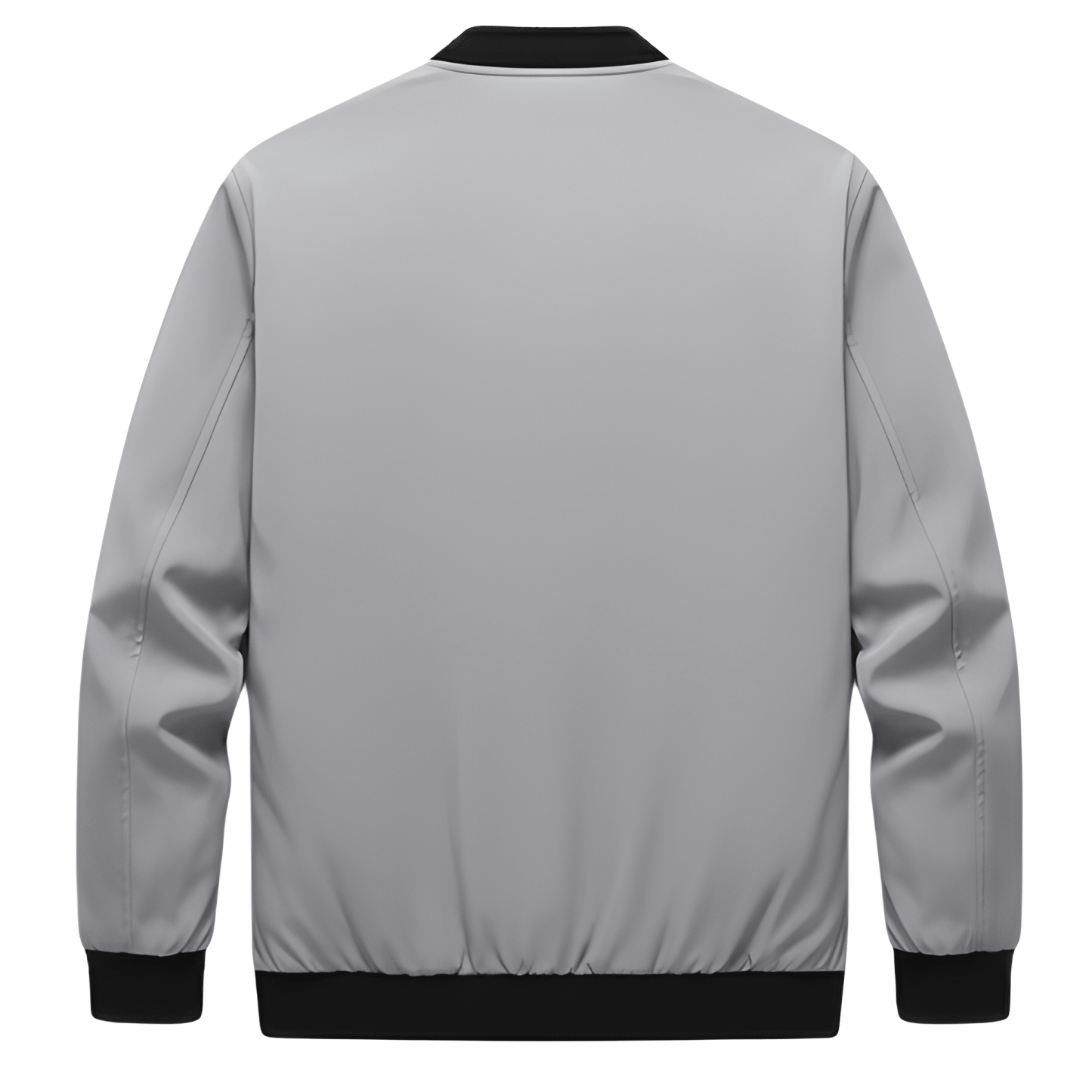 Jacket For Men With Zipper Front And Stand Collar