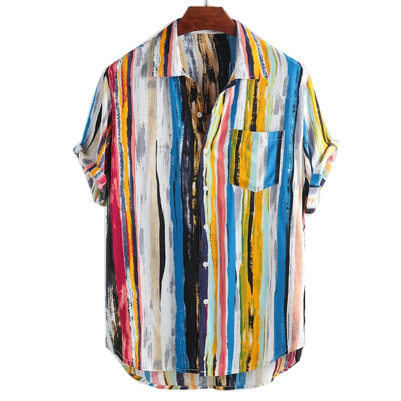 Artsy Color Shirt-Vacay Outfit