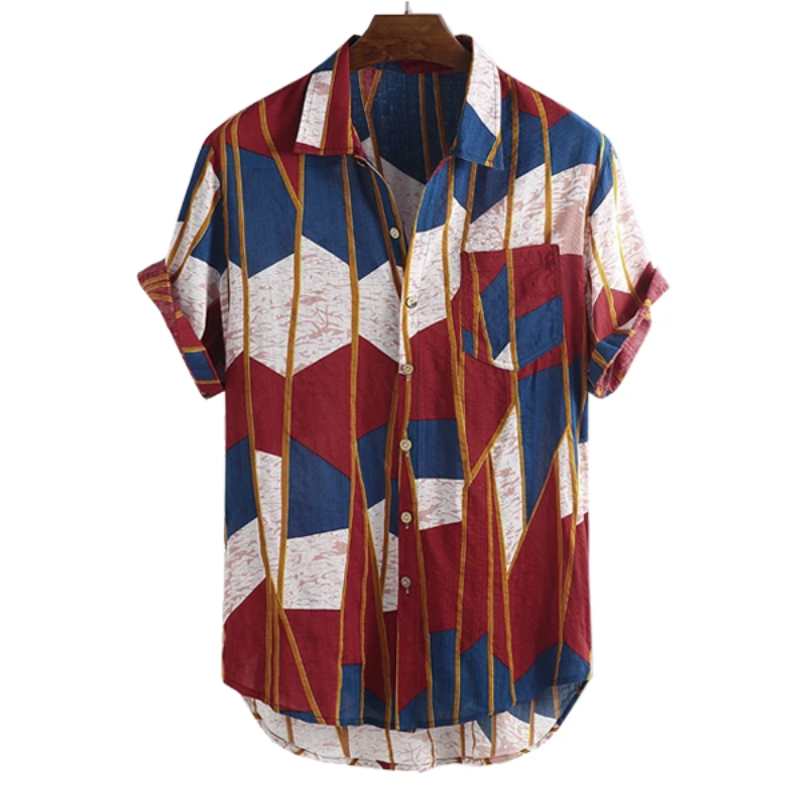 Artsy Color Shirt-Vacay Outfit