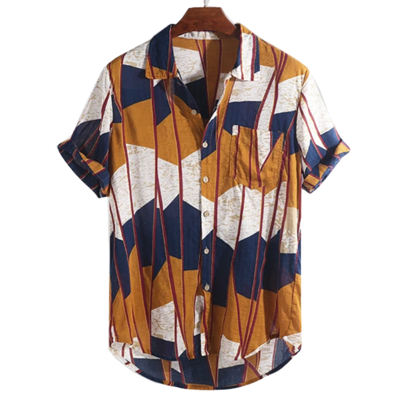 Artsy Color Shirt-Vacay Outfit