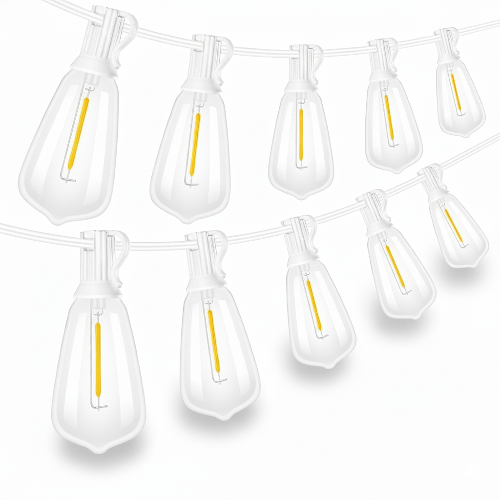 Waterproof LED Outdoor String Lights For Patios