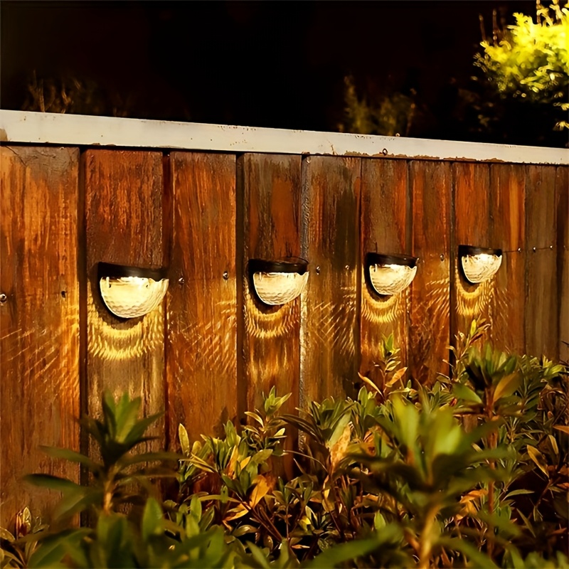 Pack Of 6 Solar Rechargeable Solar Wall Lights