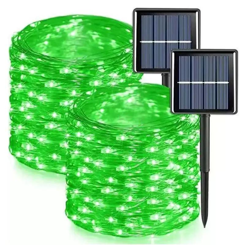 Pack Of 2 Halloween Solar LED String Lights Set With 8 Lighting Modes