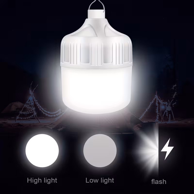1 usb rechargeable led bulb portable flashlight night light with hook high brightness low voltage for camping emergency usb light suitable for outdoor parties gifts 2