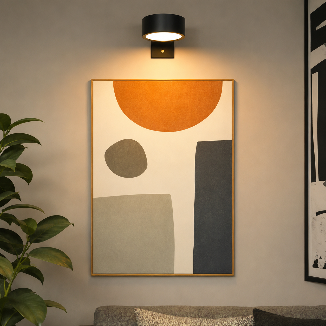 Wireless LED Wall Picture Lights For Art Frames Bedroom And Stairs
