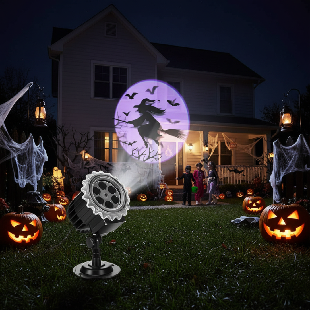 Halloween Witch Haunted Glare Lights Light Outdoor