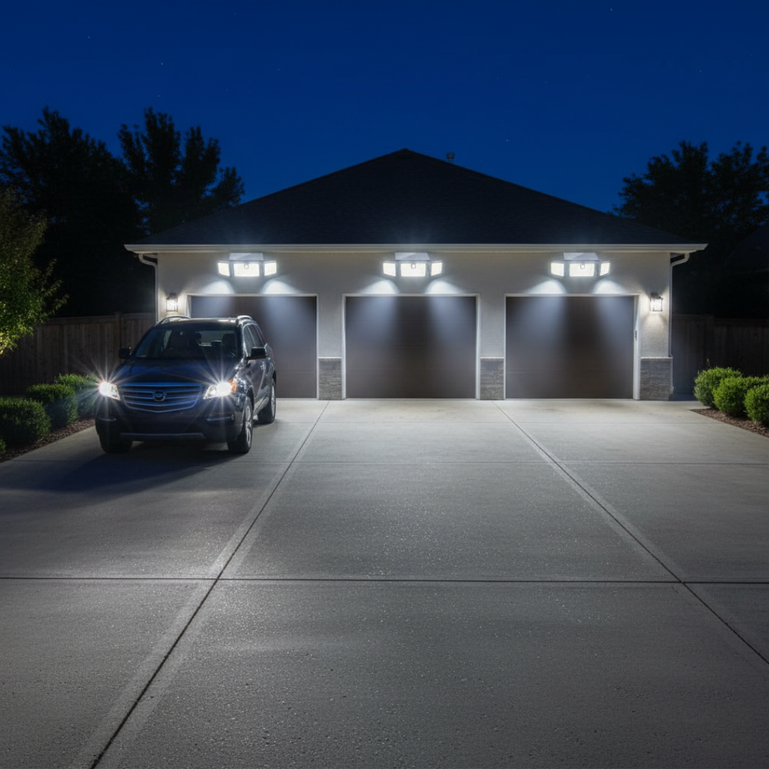 Solar Lights Outdoor Waterproof 3 Pack Motion Sensor Flood Lights